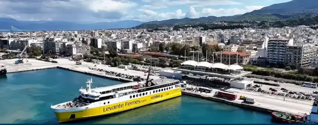 πατρα κεφαλονια levante ferries τελωνης